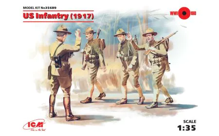 ICM 1:35 - US Infantry (1917) 4 Figs