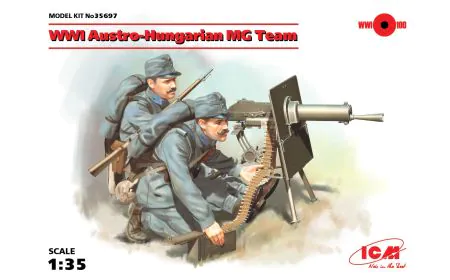 ICM 1:35 - WWI Austro - Hungarian MG Team 2 Figs