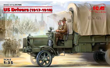 ICM 1:35 - US Drivers (1917-1918) 2 Figs
