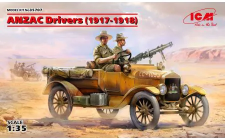 ICM 1:35 - ANZAC Drivers (1917-1918) 2 Figs