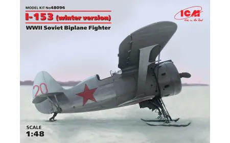 ICM 1:48 - I-153, WWII Soviet Biplane Fighter)