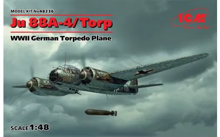 ICM 1:48 - Ju 88A-4 Torp/A-17 WWII German Torpedo Plane