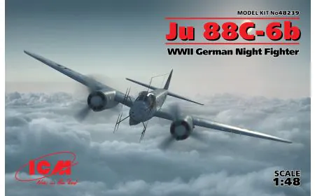 ICM 1:48 - Ju 88?-6b, WWII German Night Fighter