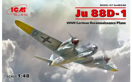 ICM 1:48 - Ju 88D-1 WWII German Recon. Plane