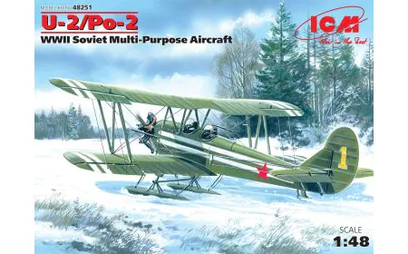 ICM 1:48 - U-2/Po-2, WWII Multi-Purpose Aircraft