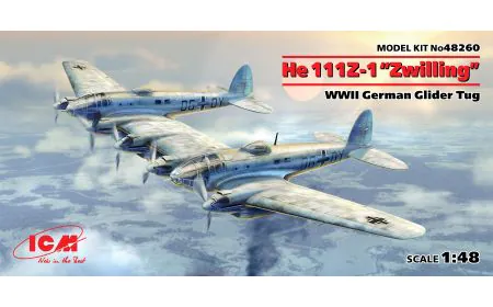 ICM 1:48 - He 111Z-1 Zwilling WWII Glider Tug