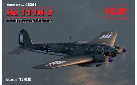 ICM 1:48 - He 111H-3, WWII German Bomber