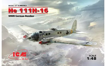 ICM 1:48 - He 111H-16, WWII German Bomber