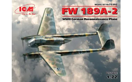 ICM 1:72 - FW 189A-2, WWII German Reconnaissance Plane