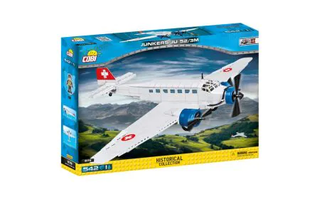 Cobi - Small Army Planes - Junkers JU-52 (Red Cross)