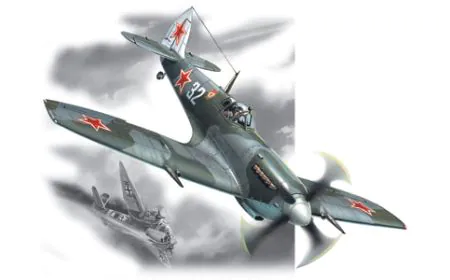 ICM 1:48 - Spitfire LF.IXE, WWII Soviet Air Force Fighter