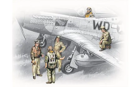 ICM 1:48 - USAAF Pilots & Ground Personnel (1941-1945)