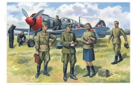ICM 1:48 - Soviet Pilots & Ground Personnel (1943-1945)