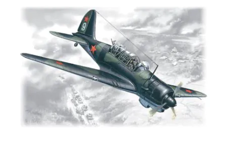 ICM 1:72 - Su-2R, WWII Soviet Reconnaissance Plane