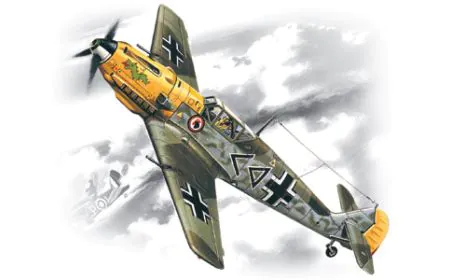 ICM 1:72 - Messerschmitt Bf 109E-4 WWII German Fighter
