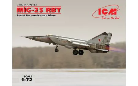 ICM 1:72 - MiG-25 RBT, Soviet Reconnaissance Plane