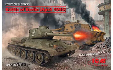 ICM Diorama 1:35 -Battle of Berlin (T-34-85, King Tiger)