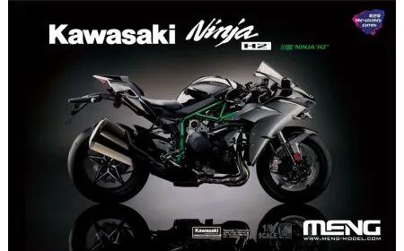 Meng Model 1:9 - Kawasaki Ninja H2 (Pre Coloured)