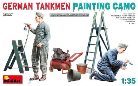 Miniart 1:35 - German Tankmen, Painting Camo