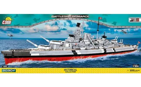 Cobi - Small Army - Battleship Bismarck (2030 Pcs)