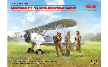 ICM 1:32 - Stearman PT-17 with American Cadets