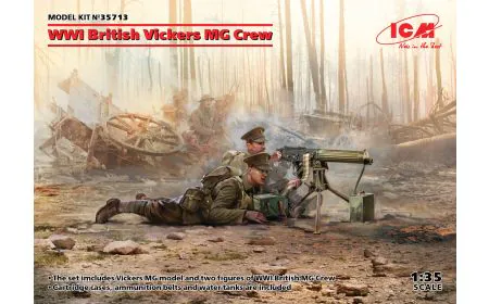 ICM 1:35 - WWI British Vickers MG Crew