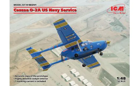 ICM 1:48 - Cessna O-2A US Navy Service