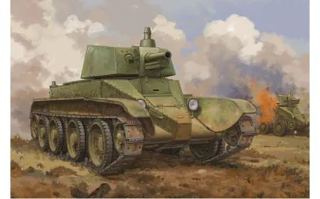 Hobbyboss 1:35 - Soviet D-38 Tank