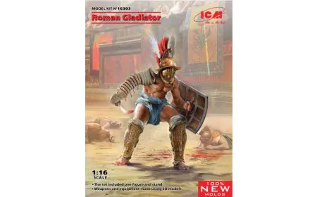 ICM 1:16 - Roman Gladiator 100% new molds