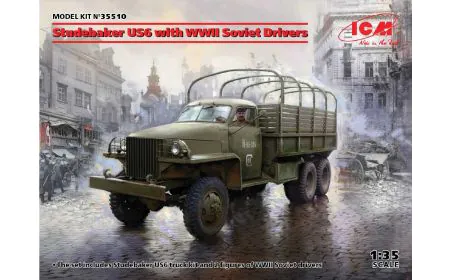 ICM 1:35 - Studebaker US6 w/WWII Soviet Drivers