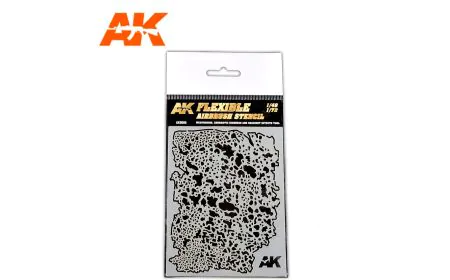 AK Interactive - Flexible Air Brush Stencil (1/48 1/72)