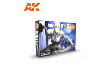 AK Interactive Set - White Colors Set