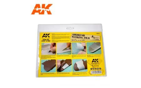 AK Interactive - Airbrushing Masking Film (2 units size A4)
