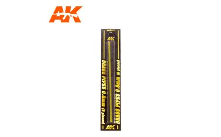 AK Interactive - Brass Pipes 0,8mm, 5 units