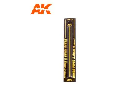 AK Interactive - Brass Pipes 2.2mm, 2 units