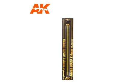 AK Interactive - Brass Pipes 2.6mm, 2 units