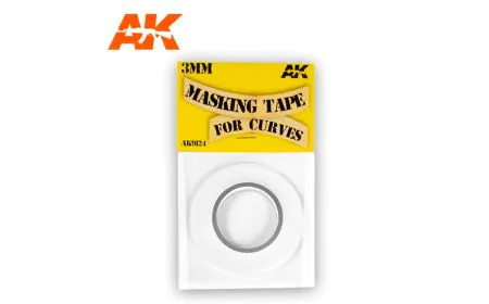 AK Interactive - Masking Tape for Curves 3mm