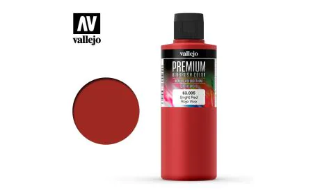 AV Vallejo Premium Color - 200ml - Opaque Bright Red