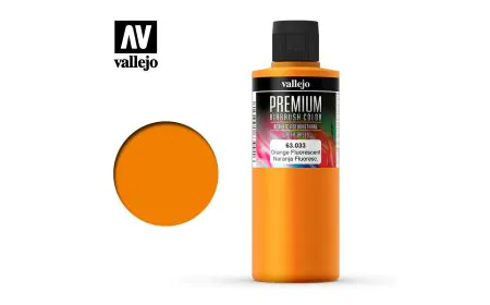 AV Vallejo Premium Color - 200ml - Fluorescent Orange