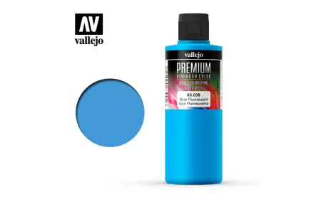 AV Vallejo Premium Color - 200ml - Fluorescent Blue