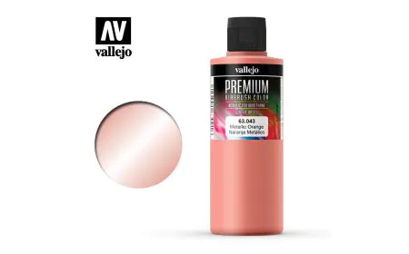 Vallejo Premium Color - 200ml Pearl & Metallics Orange
