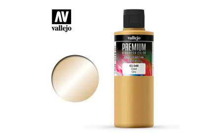 Vallejo Premium Color - 200ml Pearl & Metallics Gold
