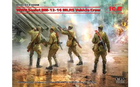 ICM 1:35 - WWII Soviet BM-13 - 16 MLRS Vehicle Crew