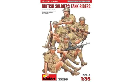 Miniart 1:35 - British Soldiers Tank Riders (Ltd)