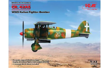 ICM 1:32 - CR. 42AS Italian Fighter - Bomber