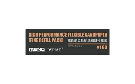 Meng Model - Flexible Sand Paper (Fine Refill 180#) (x6)