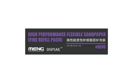 Meng Model - Flexible Sand Paper (Fine Refill 800#) (x6)