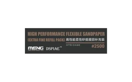 Meng Model - Flexi Sandpaper Extra Fine 2500# (x6)