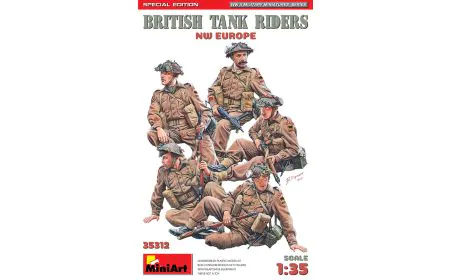 Miniart 1:35 - British Tank Riders (NW Europe) Spec Edit