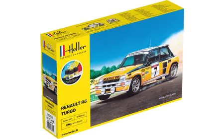 Heller 1:24 Gift Set - Renault R5 Turbo